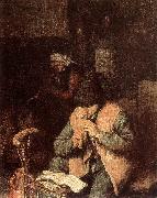 OSTADE, Adriaen Jansz. van Flute Player agh oil painting